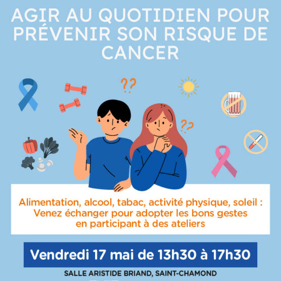 Affiche prévention risque de cancer