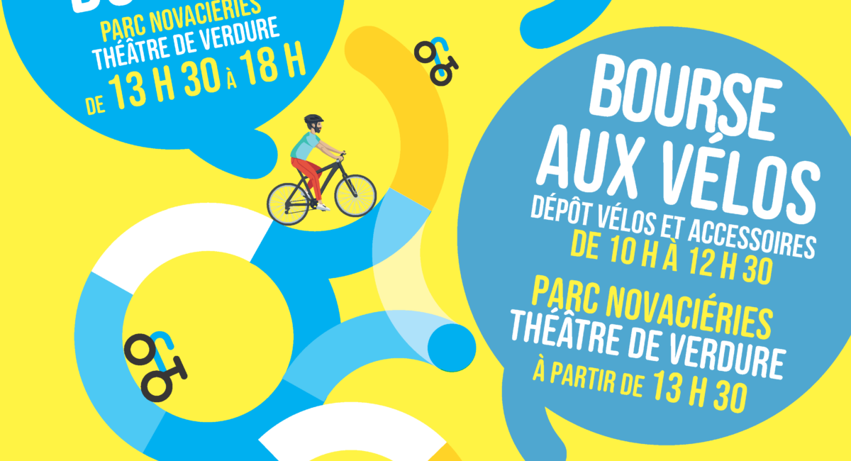 Affiche Faites du vélo / Bourse aux vélos