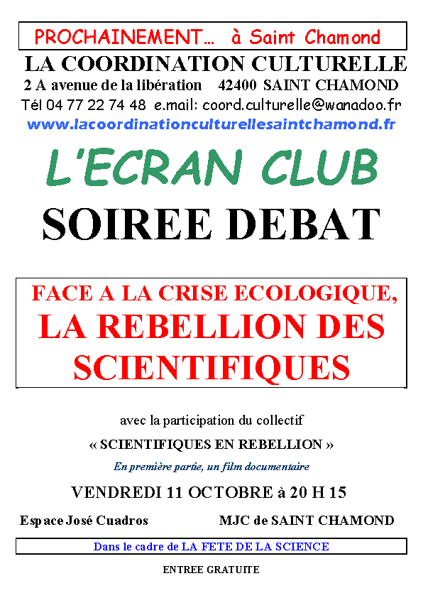 Affiche écran club