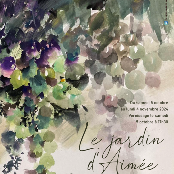 Affiche Exposition "Le jardin d'Aimée"