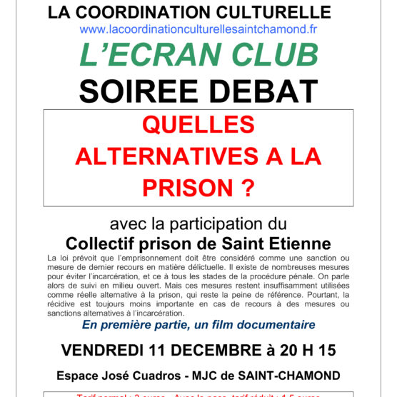 Soirée débat - L'écran Club
