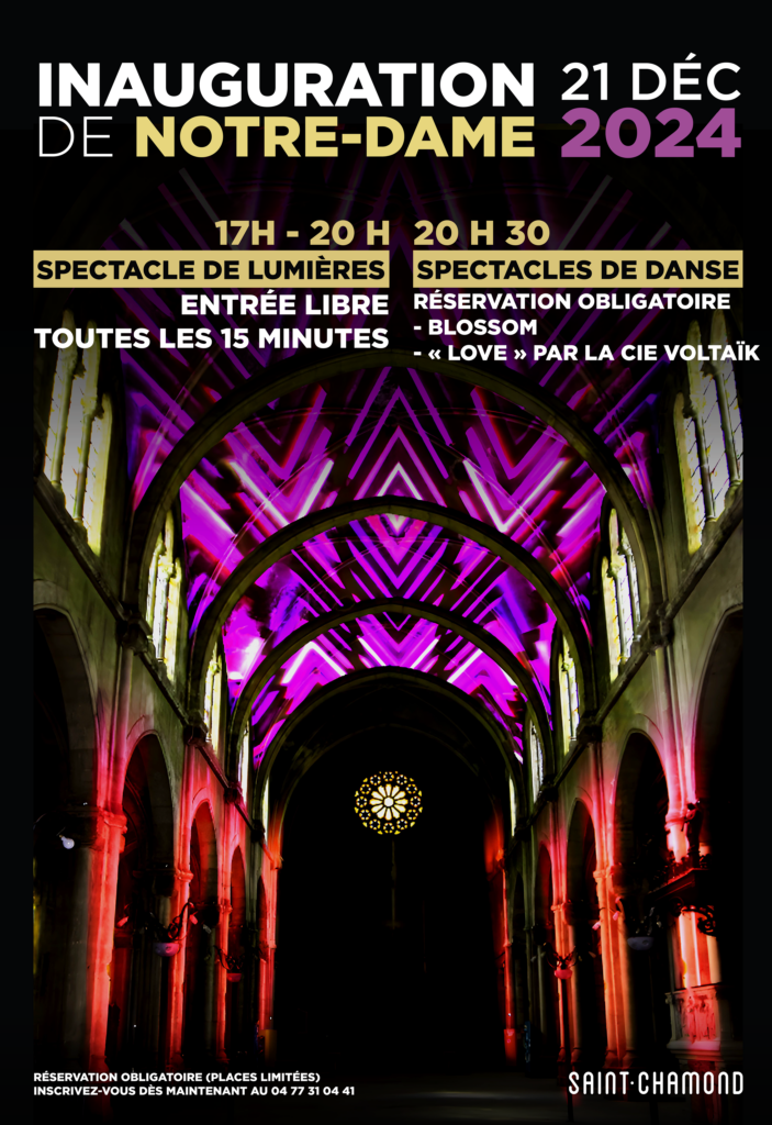 Affiche Inauguration de Notre-Dame