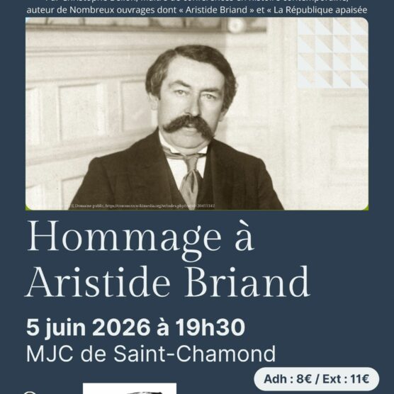 Conférence - Hommage à Aristide Briand (MJC)
