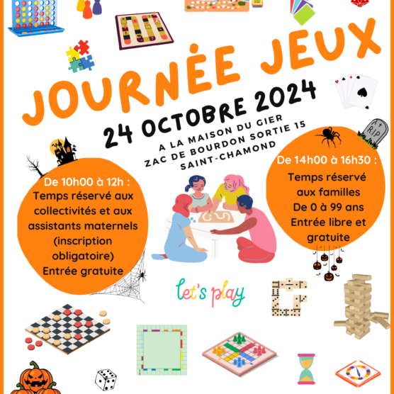 Affiches Journée Jeux Octobre