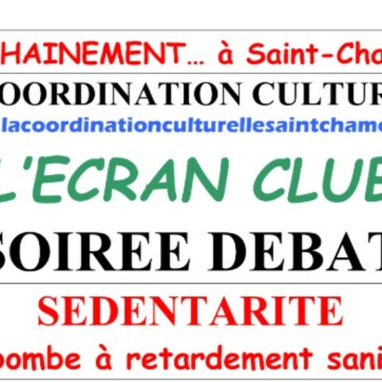 Soirée débat / Sédentarité, une bombe à retardement sanitaire