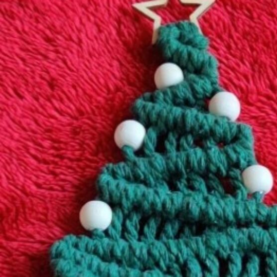 Atelier créatif / Création décoration de Noël en macramé