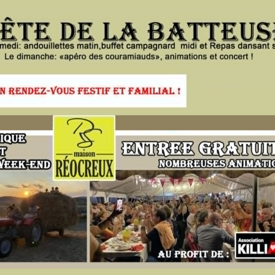 5ᵉ Fête de la Batteuse – Un week-end festif et solidaire à Saint-Chamond